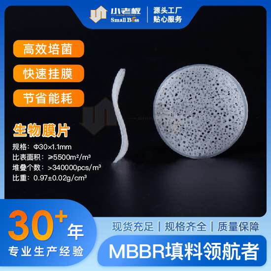 生物膜片MBBR填料市政污水处理填料专用生物载体处理效率高滤料