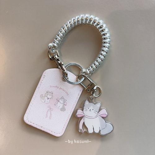 原创版权小狗小猫可爱玛电动车钥匙电瓶感应NFC水滴门禁保护卡套