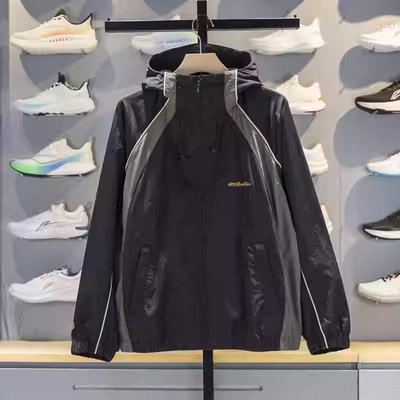 李宁男运动风衣2025秋新款反伍少不入川x1807联名梭织外套AFDVH87