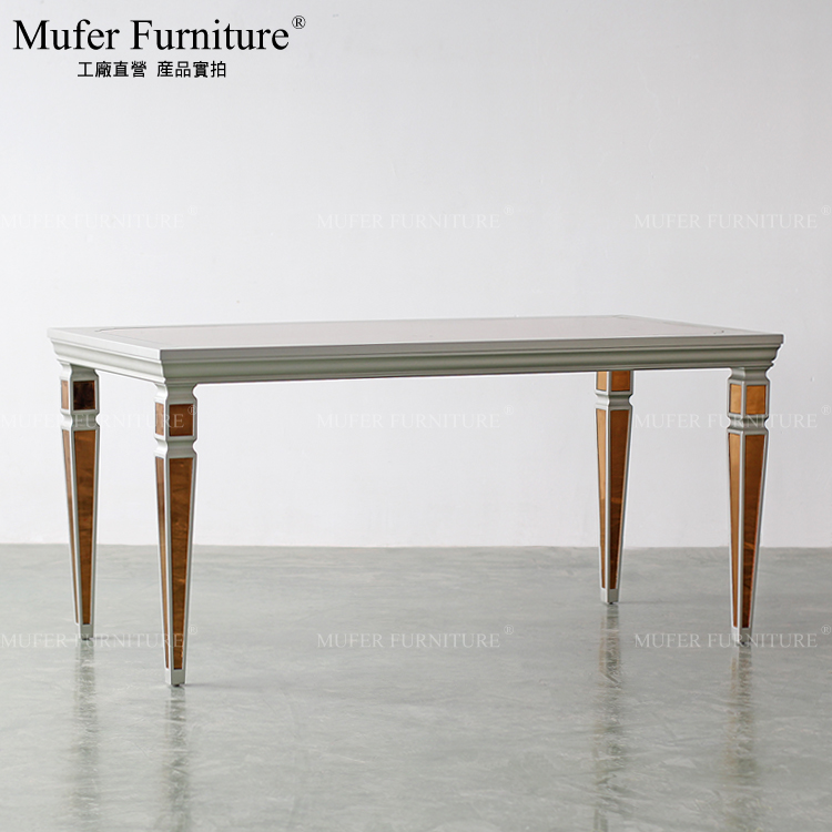 意大利新古典风餐厅欧式镜面家具