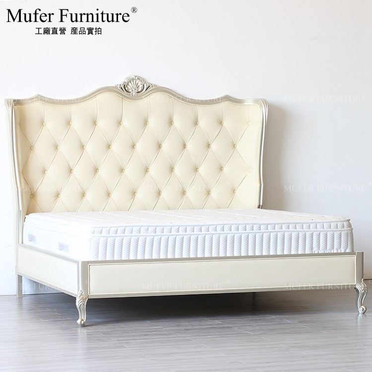 慕妃高端定制新古典风双人床家具