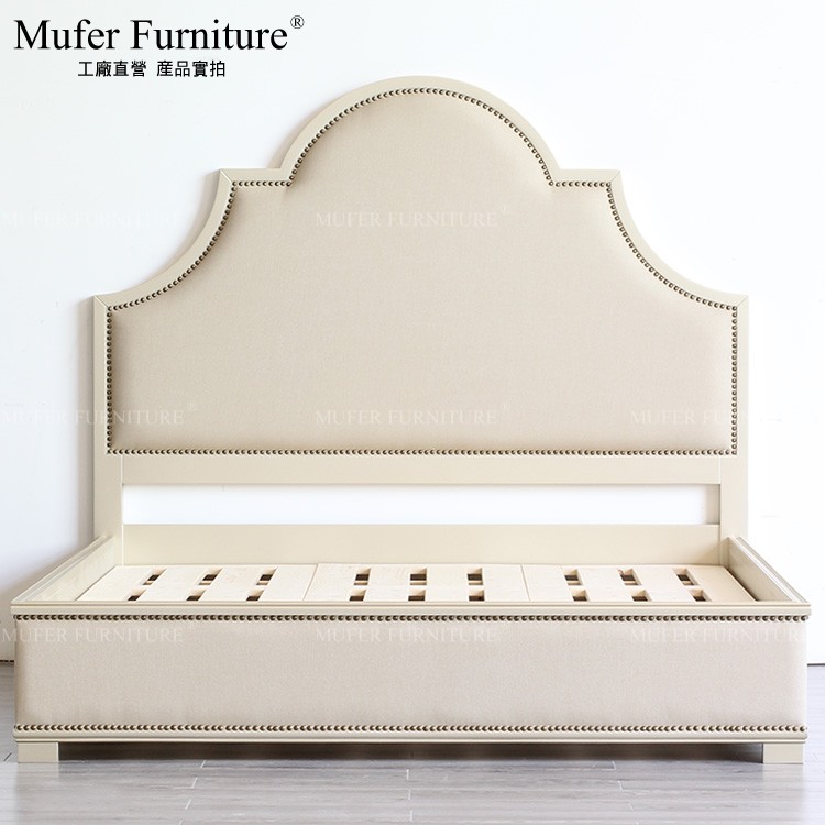 高端定制家具轻奢实木双人床