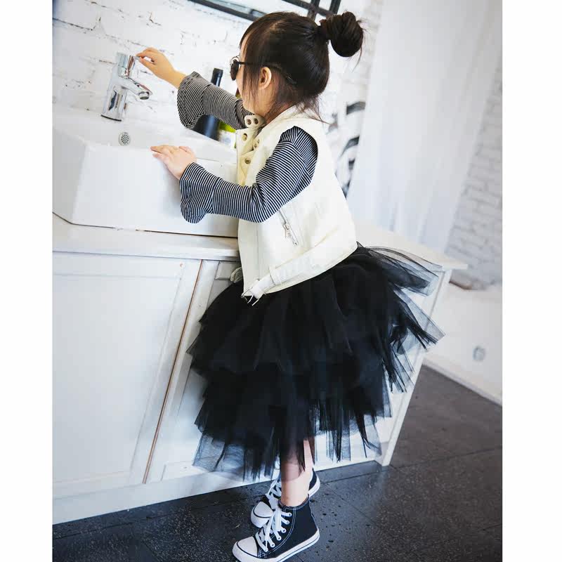 Jupe enfant en mélange - Ref 2051053 Image 5