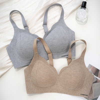 无钢圈无痕薄款小胸聚拢文胸