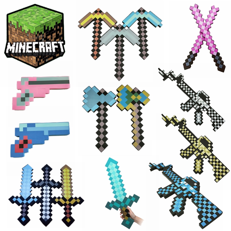 我的世界游戏周边马赛克剑镐泡沫钻石模型泡沫剑武器道具玩具箭头在类目 模玩/动漫/周边/cos/桌游, Cosplay服饰/道具/服务, COSPLAY配件/道具/人偶服中 - 来自Buy2taobao.com提供专业的淘宝代购服务