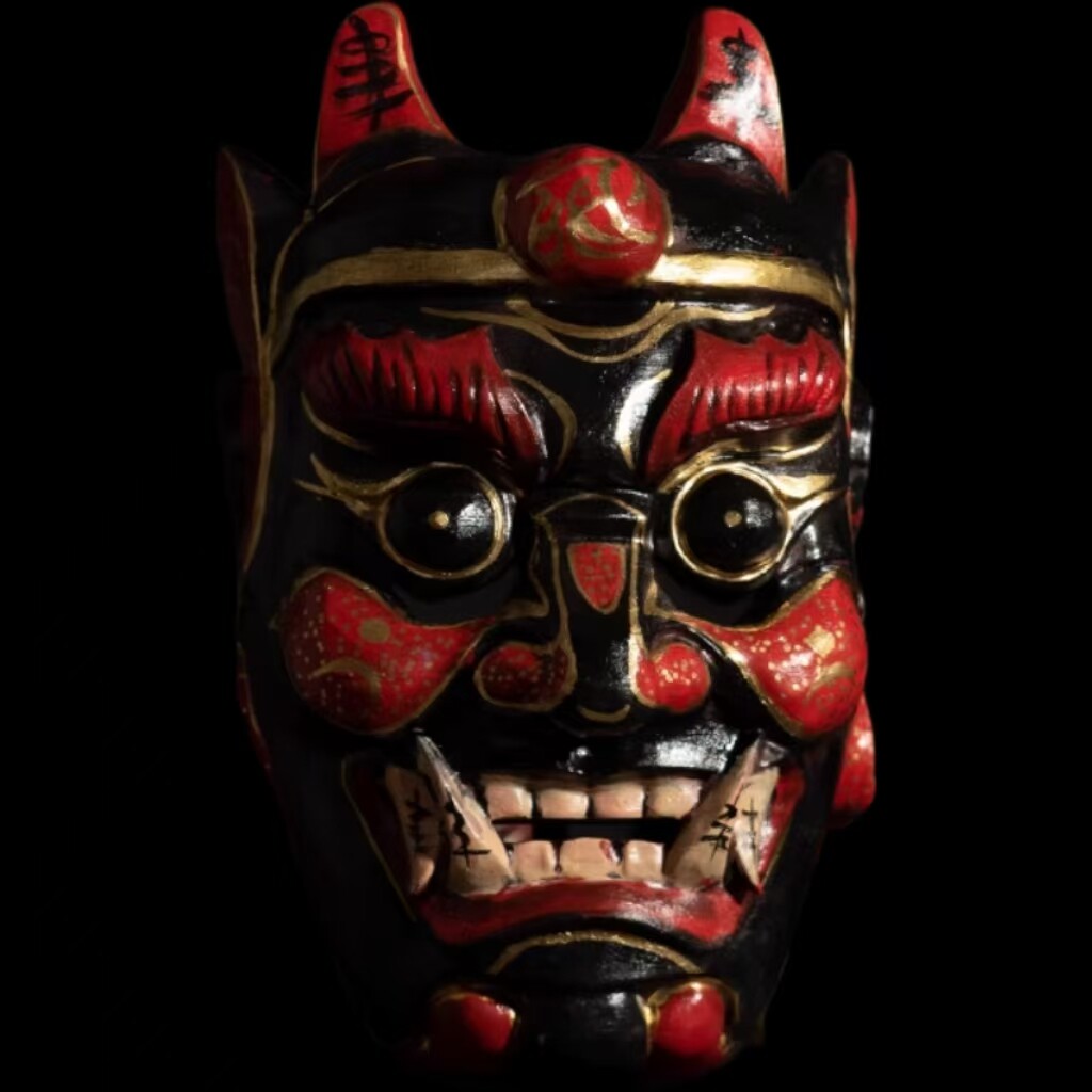 万圣节傩戏树脂面具开山猛将