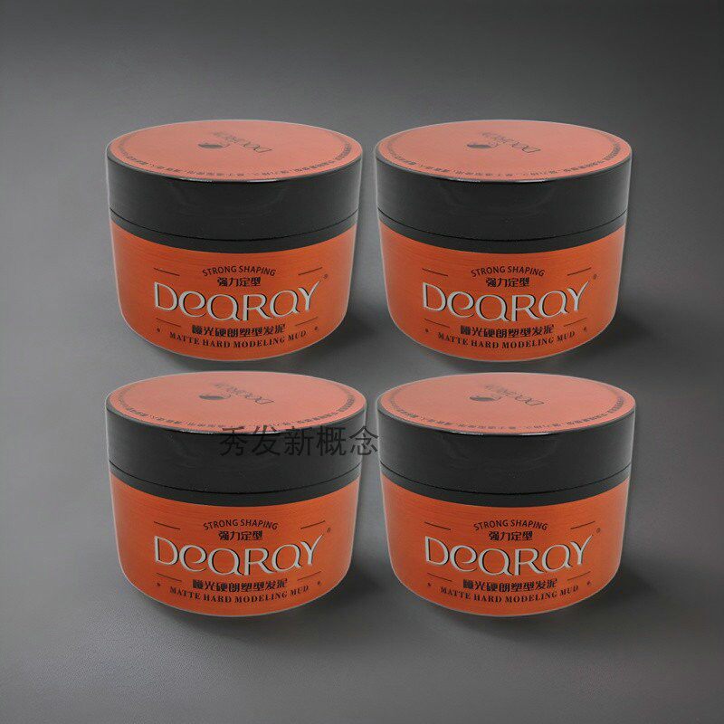 DEQRQY哑光硬朗塑型发泥男士持久清香自然蓬松发型膏发胶定型发泥