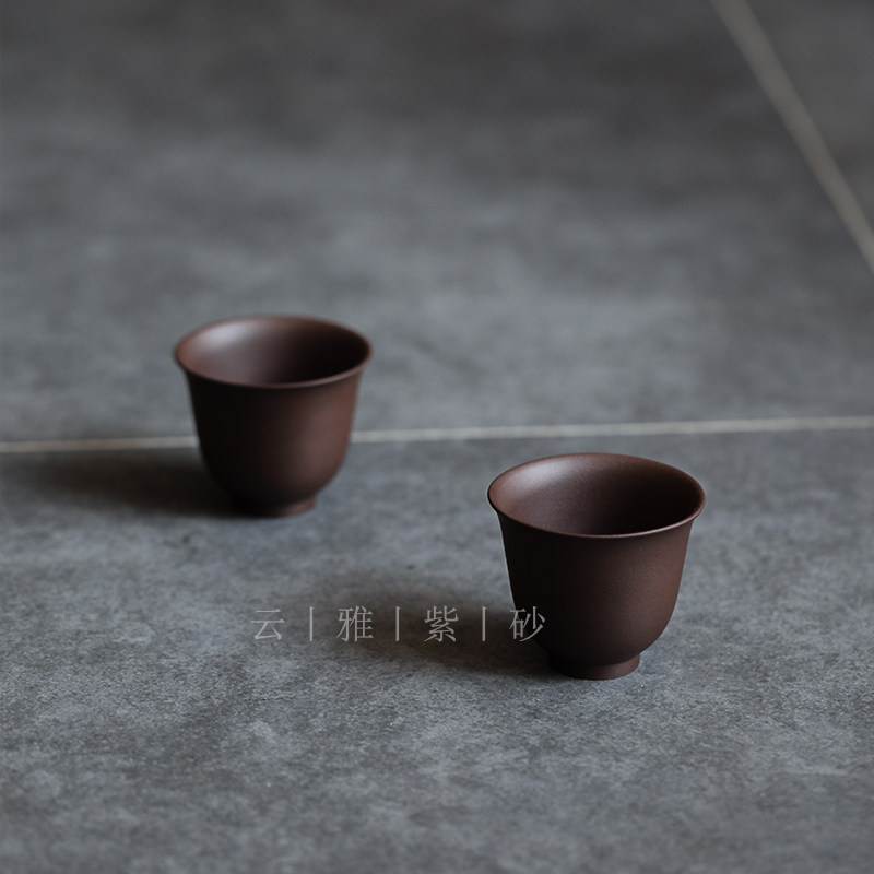 云雅紫砂主人杯宜兴紫砂品茗个人杯家用手工单杯茶杯功夫紫砂杯