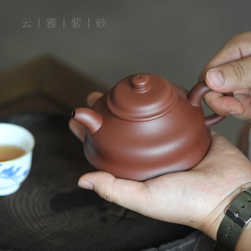 云雅纯手工原矿龙血砂宜兴紫砂壶