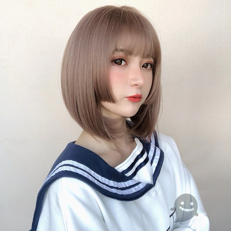 Ghosts and ghosts cos Pink Mengniang~Wig Quadratic element bobo head Red Kyi Hairstyle Short hairin the Hair Care/Wig , Wig , Whole wig  category - from Buy2taobao.com to provide professional Taobao agent buy service