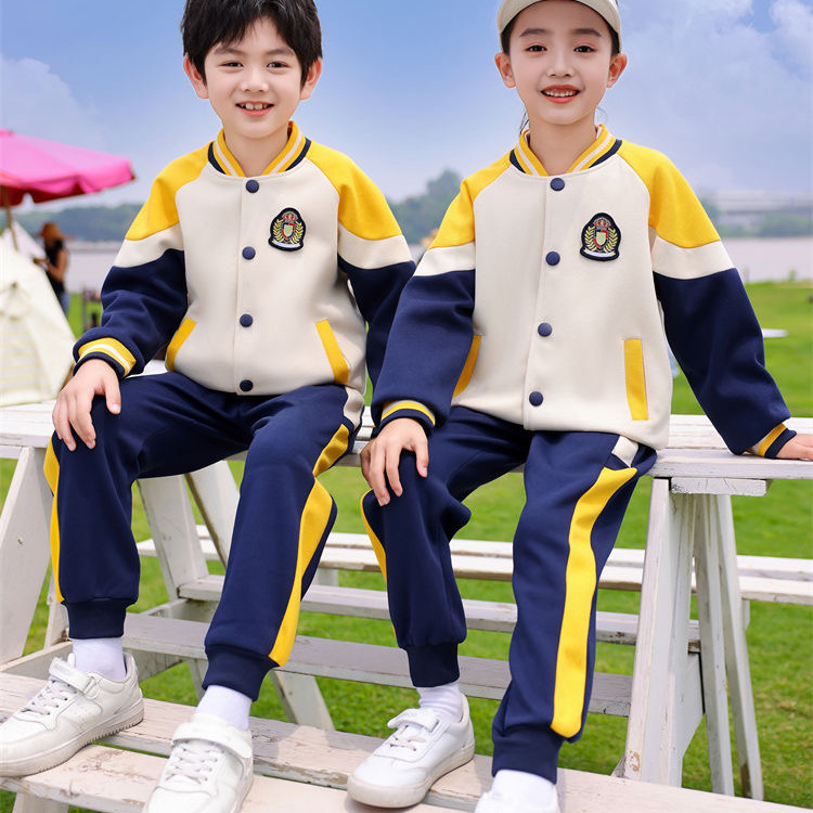 小学生校服春秋夏装纯棉运动会套装幼儿园服儿童班服三四件套