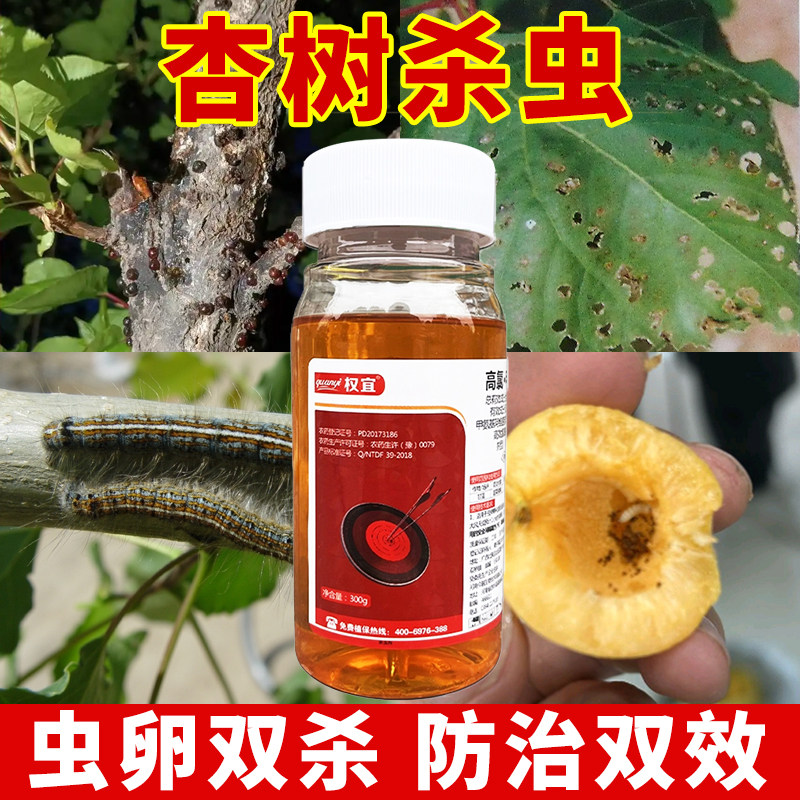杏树杀虫剂杏树专用杀虫药李子桃子树杏仁蜂象甲蚜虫红蜘蛛蚧壳虫
