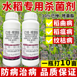 水稻杀菌剂已唑嘧菌酯稻瘟病稻曲病纹枯病恶苗病白叶枯病茎腐病药