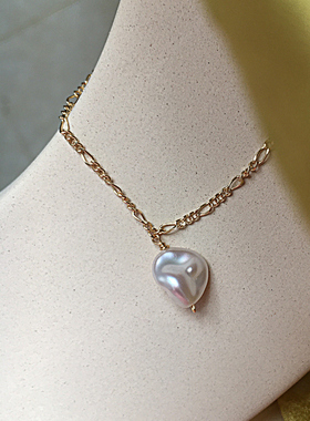 choker极光炫彩巴洛克异形珍珠