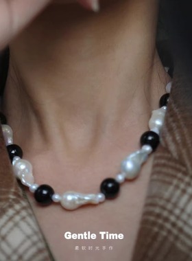 Gentletime天然巴洛克珍珠项链