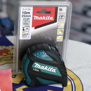 Makita牧田卷尺耐用3.5米.5.5米10米卷尺测量距离工具测距长度尺