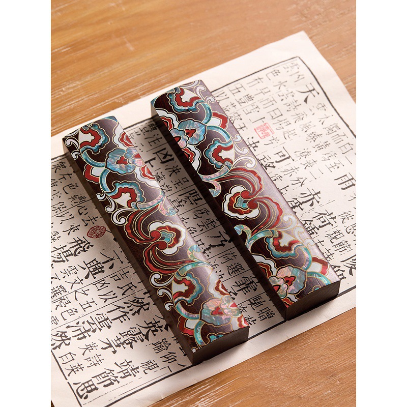 新中式国潮中国风镇尺书法镇纸毛笔压条压书写毛笔字创意古典