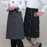 Модный хлопковый фартук, короткий кофейный комбинезон подходит для мужчин и женщин, юбка в складку, в корейском стиле