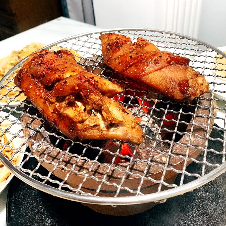 户外烧烤炉传统老式泥炉木炭炉瓦片烤肉泥炉打边炉火锅铁板烧商用