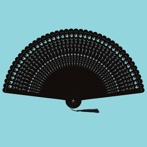 梦忆莲中国风迷你全竹扇汉服古典风舞蹈女旗袍手持便携折扇团扇子