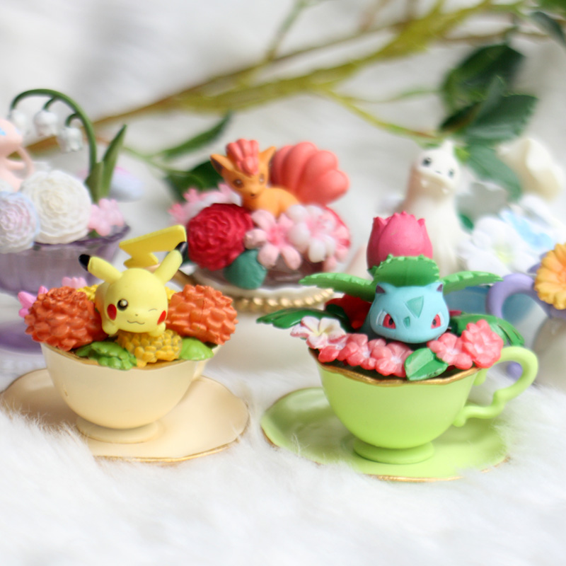 皮卡丘动漫口袋妖怪扭蛋摆件手办