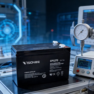 VISION威神CP1270蓄电池12V7Ah铅酸后备应急电源UPS不间断供电池