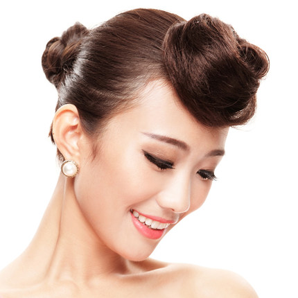 Wigs2you品牌正品 假发刘海女新款 个性时尚女士发髻头饰新娘