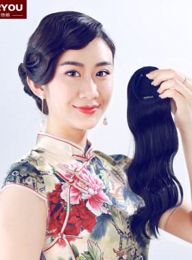 wigs2you手推古典波斜刘海假发片