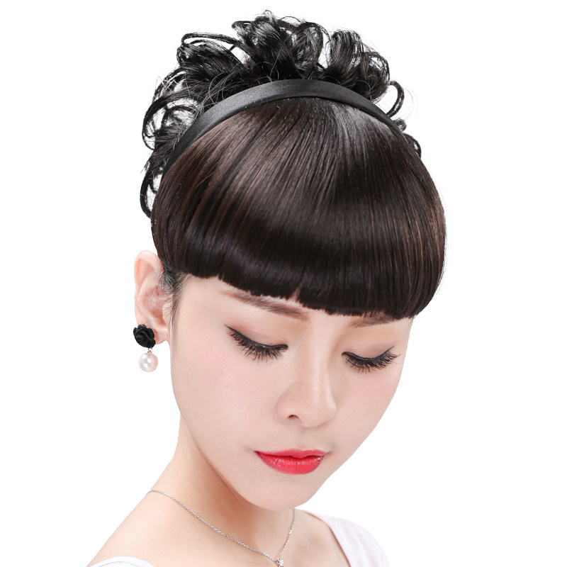 wigs2you高温丝时尚高仿真齐刘海