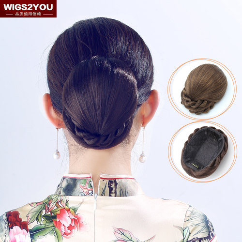 wigs2you古典原创盘发发髻假发