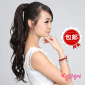 包邮 女士中长卷发 时尚 Wigs2you高档马尾假发 甜美逼真绑式 假发辫