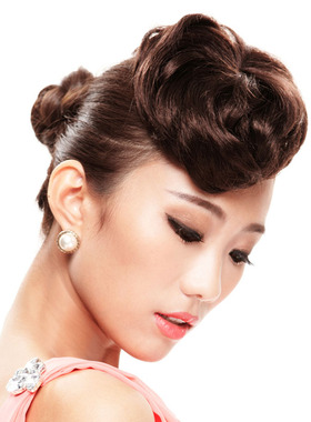 Wigs2you品牌正品假发配件 韩版甜美新娘发髻 时尚头发饰品女士