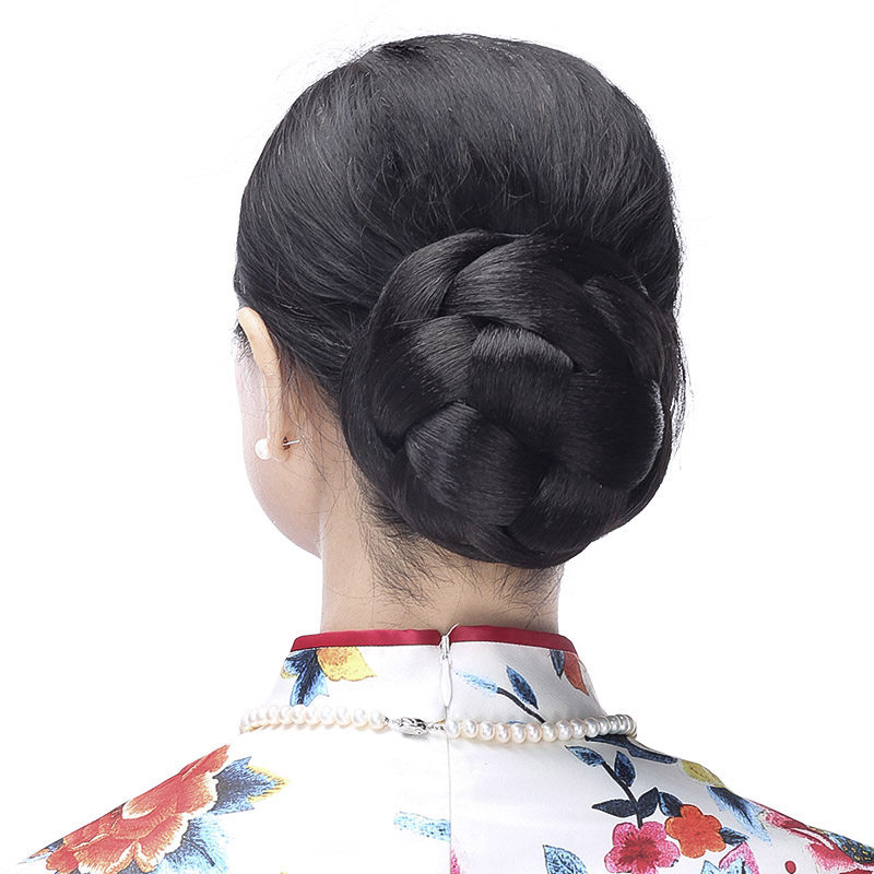 手工编织复古时尚发髻