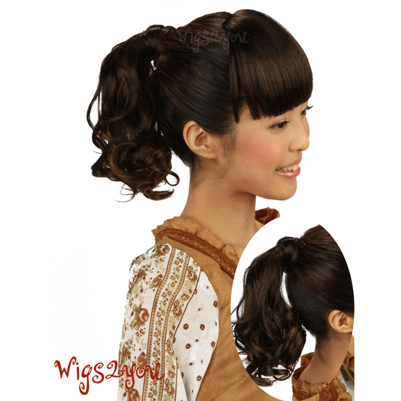 wigs2you包邮时尚爪夹式马尾假发