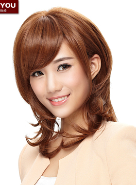 wigs2you高温丝梨花头假发 女士时尚仿真发套 中长款卷发整顶假发