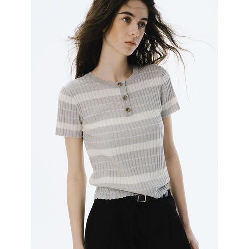 CycleDocument丝光羊毛短袖T恤