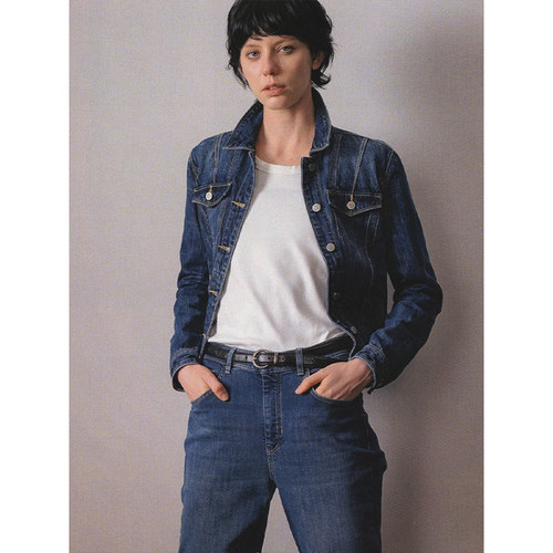 CycleDocument复古修身牛仔外套