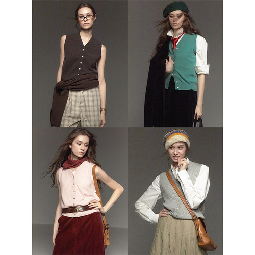 CycleDocument羊毛开衫针织马甲