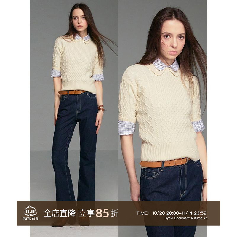 CYC25C26麻花针织毛衣