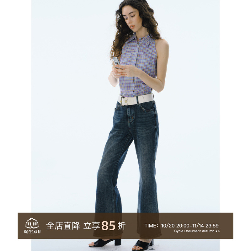 CycleDocument微喇牛仔裤女