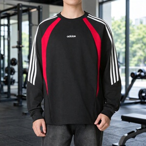 阿迪达正品斯男装上衣套头衫休闲运动服保暖长袖卫衣KZ2930 7630
