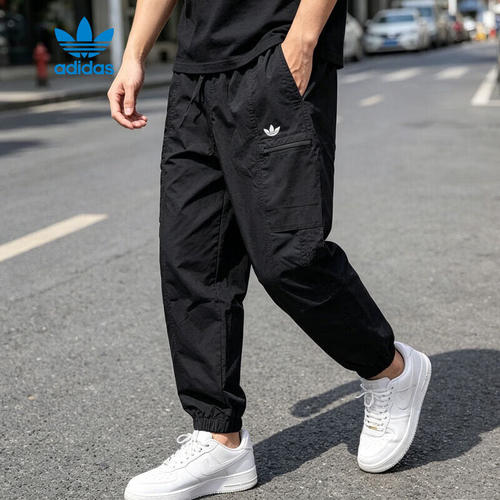 阿迪达斯三叶草男裤正品新款WOVEN JOGGER 宽松休闲运动裤KY5771