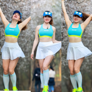 明霓菲小霓吧极光bra高强度防震支撑运动内衣美背跑步马拉松不晃