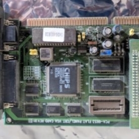 NUM FTP 40 CNC控制PCB - PCA-6653 FLATPANELCRT VGA卡ADVANTE