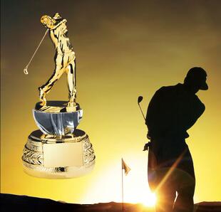 包邮高尔夫奖杯一杆进洞奖杯高尔夫比赛奖杯定制golf奖品赛事老鹰