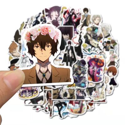 50张动漫文豪野犬贴纸手机壳电脑