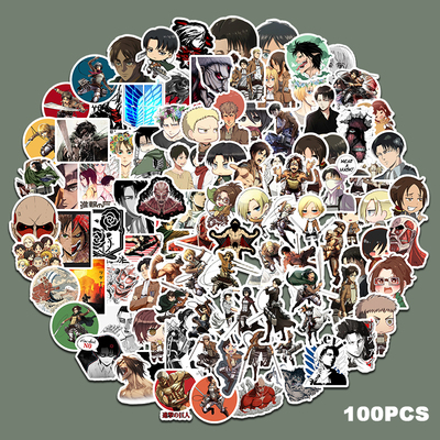 进击的巨人手机壳电脑贴画防水