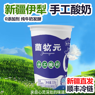 【顺丰】新疆伊犁菌牧元手工酸奶新疆特产手工酸奶好喝无添发酵乳
