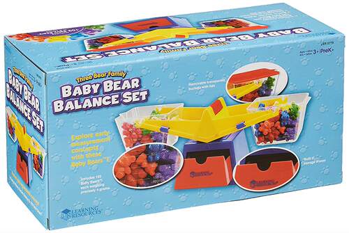 Learning Resources Baby Bear Balance Set, Weights & Counters