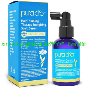 PURA D'OR 4 Oz Hair Thinning Therapy Energizing Scalp Serum